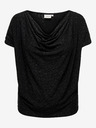 ONLY CARMAKOMA Čierny dámsky top ONLY CARMAKOMA Denia