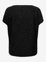 ONLY CARMAKOMA Čierny dámsky top ONLY CARMAKOMA Denia