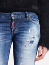 DSQUARED2 Modré dámske džínsy slim fit DSQUARED2