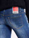 DSQUARED2 Modré dámske džínsy slim fit DSQUARED2