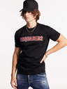 DSQUARED2 Čierne pánske tričko DSQUARED2