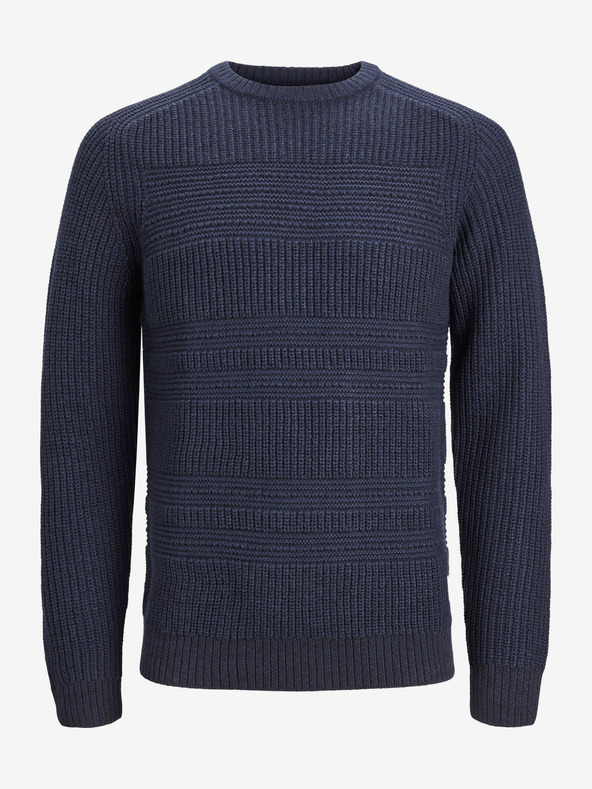 Jack & Jones Tmavomodrý pánsky sveter Jack & Jones Davis