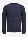 Jack & Jones Tmavomodrý pánsky sveter Jack & Jones Davis