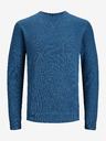 Jack & Jones Modrý pánsky sveter Jack & Jones Cameron