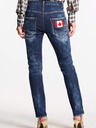 DSQUARED2 Modré dámske slim fit džínsy DSQUARED2 Cool Girl