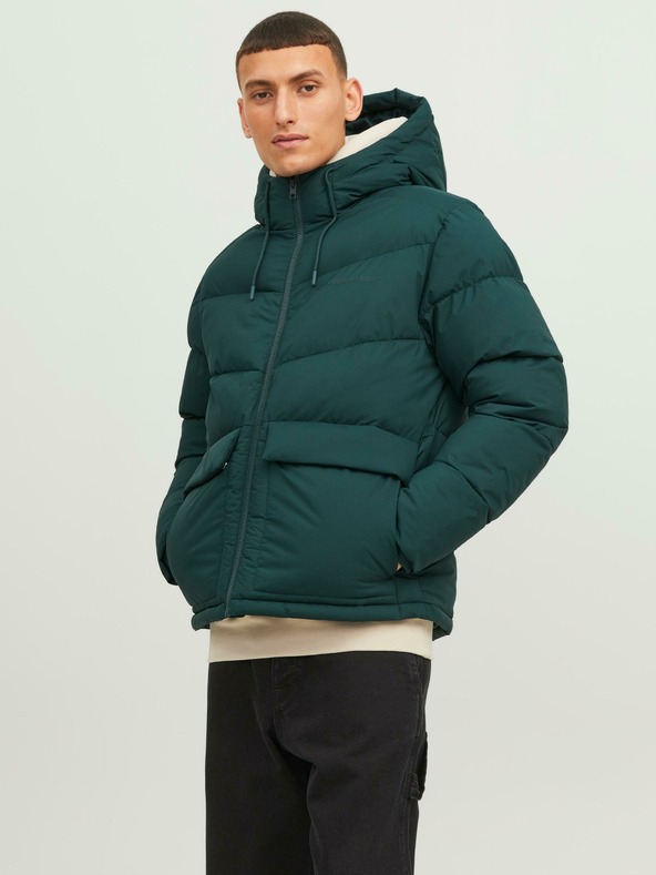 Jack & Jones Petrol pánska prešívaná zimná bunda Jack & Jones Vester