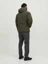 Jack & Jones Pánska zimná bunda Jack & Jones Keen v khaki farbe
