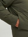 Jack & Jones Pánska zimná bunda Jack & Jones Keen v khaki farbe
