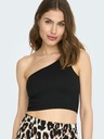 ONLY Čierne dámske crop top tielko ONLY Gwen