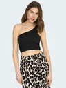 ONLY Čierne dámske crop top tielko ONLY Gwen