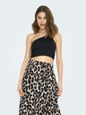 ONLY Čierne dámske crop top tielko ONLY Gwen
