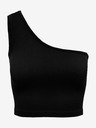 ONLY Čierne dámske crop top tielko ONLY Gwen