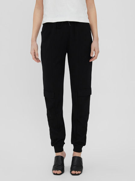 Vero Moda Čierne nohavice VERO MODA Meva