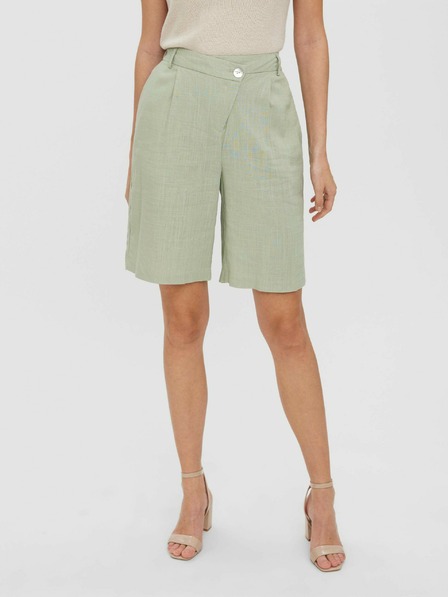Vero Moda Svetlozelené šortky VERO MODA Josie