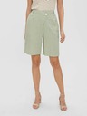 Vero Moda Svetlozelené šortky VERO MODA Josie