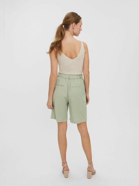 Vero Moda Svetlozelené šortky VERO MODA Josie