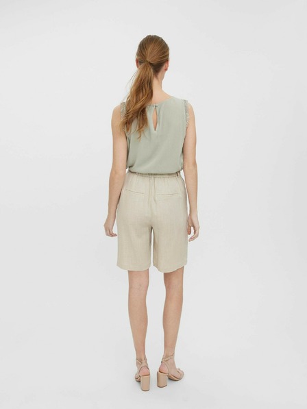 Vero Moda Béžové šortky VERO MODA Josie