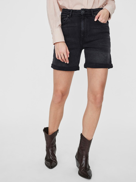 Vero Moda Čierne džínsové šortky VERO MODA Joana