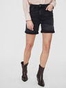 Vero Moda Čierne džínsové šortky VERO MODA Joana