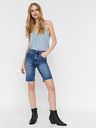 Vero Moda Modré džínsové šortky VERO MODA Loa