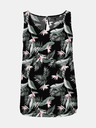 Vero Moda Čierny kvetinový top VERO MODA Easy