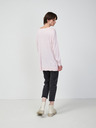 Vero Moda Ružový sveter VERO MODA Jennifer