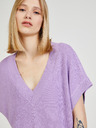 Vero Moda Svetlofialový sveter vesta VERO MODA New Lexsun