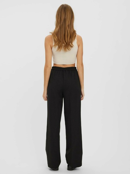 Vero Moda Krémový rebrovaný top VERO MODA Fibly