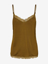 Vero Moda Khaki top s čipkou VERO MODA Sofia