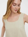 Vero Moda Béžové voľné skrátené tielko VERO MODA Josie