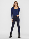 Vero Moda Modré asymetrické tričko VERO MODA Panda