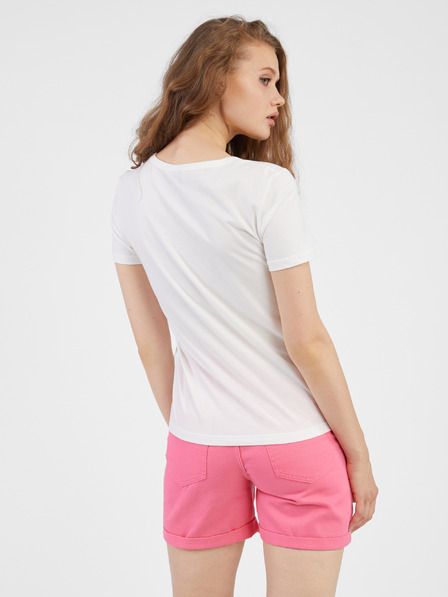 Vero Moda Biele dámske tričko VERO MODA Uda
