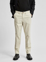 SELECTED Krémové chino nohavice Selected Homme Miles