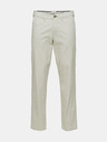 SELECTED Krémové chino nohavice Selected Homme Miles