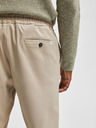 SELECTED Béžové chino nohavice Selected Homme