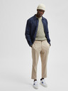 SELECTED Béžové chino nohavice Selected Homme