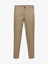 SELECTED Béžové chino nohavice Selected Homme