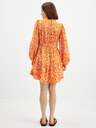 Vero Moda Oranžové vzorované šaty VERO MODA Daisy