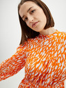 Vero Moda Oranžové vzorované šaty VERO MODA Daisy