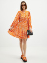 Vero Moda Oranžové vzorované šaty VERO MODA Daisy