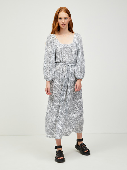 Vero Moda Čiernobiele vzorované maxi šaty VERO MODA Peace