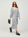 Vero Moda Čiernobiele vzorované maxi šaty VERO MODA Peace