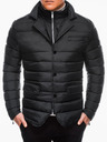 Ombre Clothing Pánska zimná bunda C445 - čierna