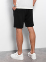 Ombre Clothing Čierne pánske šortky Ombre Oblečenie