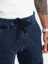 Ombre Clothing Tmavomodré pánske nohavice Ombre Oblečenie