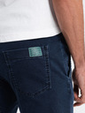 Ombre Clothing Tmavomodré pánske nohavice Ombre Oblečenie