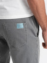 Ombre Clothing Šedé pánske cargo nohavice Ombre Oblečenie