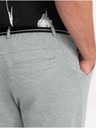 Ombre Clothing Svetlošedé pánske nohavice Ombre Oblečenie