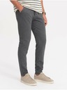 Ombre Clothing Šedé pánske nohavice Ombre Oblečenie