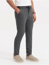 Ombre Clothing Šedé pánske nohavice Ombre Oblečenie